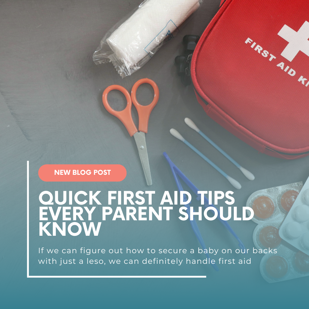 Quick first aid tips every parent should know